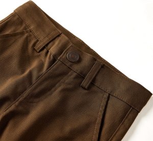 vidaXL Spodnie dziecięce, koniakowe, 104 3