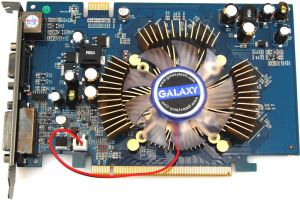 Karta graficzna Galax GeForce 8600 GT 256MB 8600GT 256MB 128bit DDR3 1,4 ns HDTV DVI CRT 1