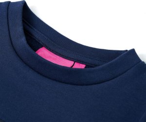 vidaXL Bluza dziecięca, lis z futerka, granatowa, 116 3