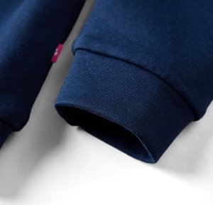 vidaXL Bluza dziecięca, nadruk tęczy, granatowa, 104 6