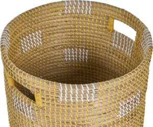 Beliani Kosz z trawy morskiej jasny MONGCAI 2