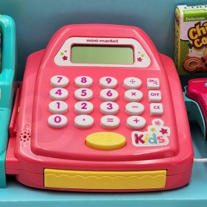 Woopie Kasa Sklepowa z Półką i Akcesoriami Różowa 9