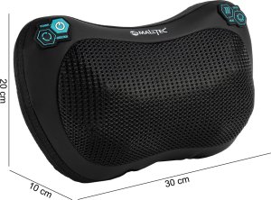 Maltec Masażer Poduszka Masująca Shiatsu Do Pleców Karku Nóg Ciała Grzejący 2