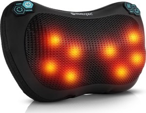 Maltec Masażer Poduszka Masująca Shiatsu Do Pleców Karku Nóg Ciała Grzejący 3
