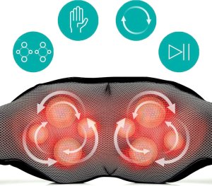 Maltec Masażer Do Szyi Karku Ciała Stóp Pleców Shiatsu Pas Masujący Grzejący 14