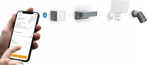 Kinkiet Steinel Zewnętrzna oprawa na ścianę LED L 800 C antracytowy z BLUETOOTH 3