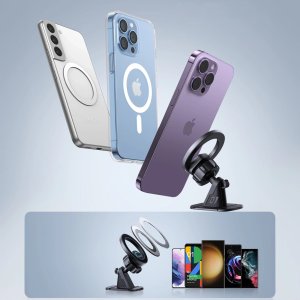 Joyroom Uchwyt samochodowy magnetyczny na kokpit Joyroom JR-ZS376 czarny 11