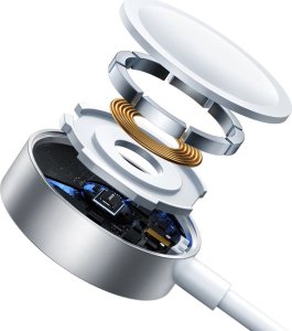 Kabel USB Joyroom USB-A + USB-C - Lightning 1.2 m Biały (JYR912) 2