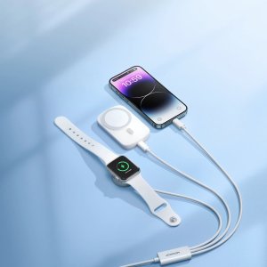 Kabel USB Joyroom USB-A + USB-C - Lightning 1.2 m Biały (JYR912) 8