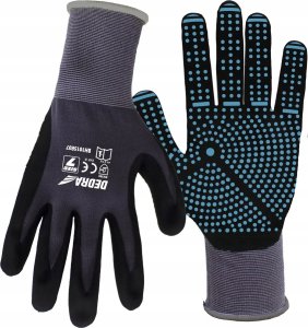 Dedra Rękawice ochronne nakrapiane Nitril Flex Premium rozm.9 1