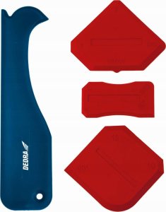 Dedra Szpachelki do silikonu z obcinakiem 4szt. 2