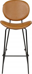 Beliani Zestaw 2 krzeseł barowych złoty brąz LUANA 5