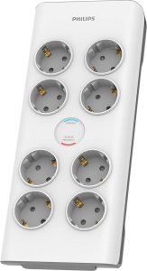 Philips Listwa przepięciowa bez bolca pod biurko 8 gniazd schuko Philips 1