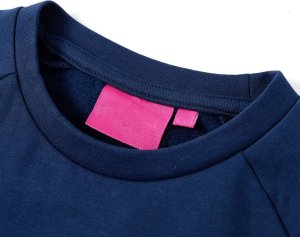 vidaXL Bluza dziecięca z kotem z cekinów, granatowa, 140 3