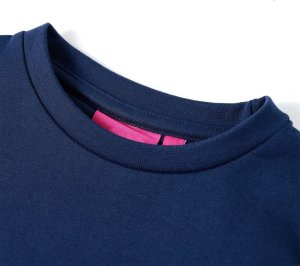 vidaXL Bluza dziecięca z wiewiórkami z cekinów, granatowa, 116 3