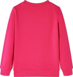 vidaXL Bluza dziecięca z wiewiórką z cekinów, jaskrawy róż, 92 2