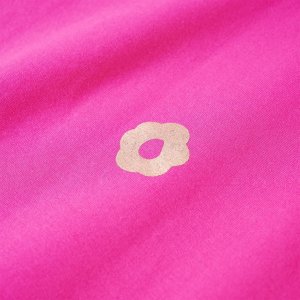 vidaXL Bluza dziecięca, nadruk w kwiatki, ciemnoróżowa, 128 4