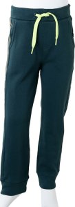 vidaXL Dziecięce spodnie dresowe ze sznurkiem, zieleń mchu, 128 8
