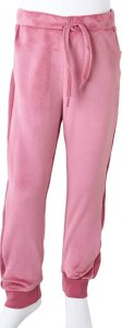 vidaXL Dziecięce spodnie dresowe, malinowe, 116 8