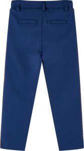 vidaXL Spodnie dziecięce ze sznurkiem, granatowe, 128 2