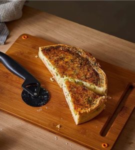 MPLCo Nóż do pizzy, stal, czarny, 20,5 cm 3