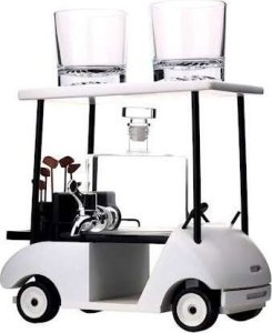 MPLCo Zestaw do whisky Karafka GOLF MELEX na stojaku 2