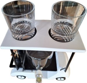 MPLCo Zestaw do whisky Karafka GOLF MELEX na stojaku 3