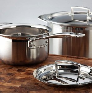 le creuset Le Creuset 3-Ply 3Ply five-piece fivepiece saucepan set stainless steel (96209400001000) 2