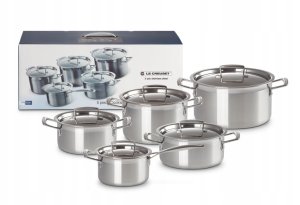 le creuset Le Creuset 3-Ply 3Ply five-piece fivepiece saucepan set stainless steel (96209400001000) 3