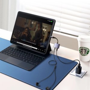 Joyroom Adapter DAC 2w1 Joyroom SY-L02 Lightning / 2xLightning czarny 10