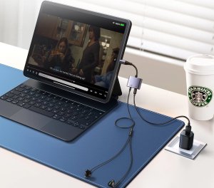 Joyroom Adapter DAC 2w1 Joyroom SY-L01 Lightning / Lightning, mini jack 3.5mm czarny 8