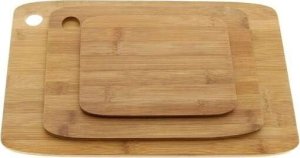 Deska do krojenia MPLCo Zestaw 3 Bambusowych Desek do Krojenia Naturalne 2