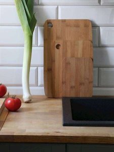 Deska do krojenia MPLCo Zestaw 3 Bambusowych Desek do Krojenia Naturalne 5