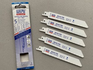 Wilpu Saws for steel and stainless steel. for steel WILPU, 5 units 130mm 3014/150 2