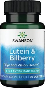 Swanson Swanson - Luteina & Borówka, 60 kapsułek miękkich 1