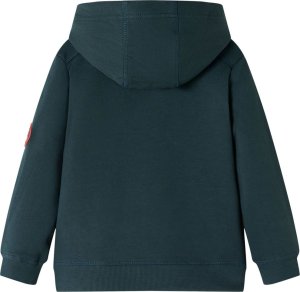 vidaXL Bluza dziecięca z kapturem i napisem WINNER, ciemnozielona, 116 2