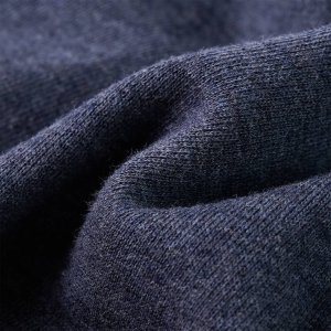 vidaXL Bluza dziecięca z kapturem i zapięciem na zamek, niebieski melanż, 128 8