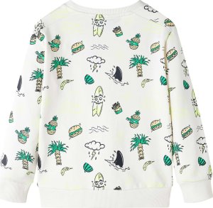 vidaXL Bluza dziecięca, delikatne ecru, 116 2