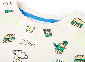 vidaXL Bluza dziecięca, delikatne ecru, 116 3