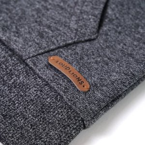 vidaXL Bluza dziecięca z kapturem i zapięciem na zamek, szary melanż, 92 5