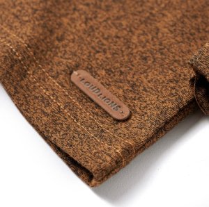 vidaXL Koszulka dziecięca z długimi rękawami, dinozaury, koniak melanż, 104 5