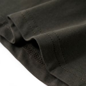 vidaXL Koszulka dziecięca z długimi rękawami, nadruk z motorem, khaki, 104 6