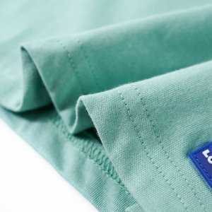 vidaXL Koszulka dziecięca z krótkimi rękawami, z dinozaurem, jasne khaki, 140 6