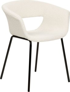 Beliani Zestaw 2 krzeseł do jadalni boucle biały ELMA 4