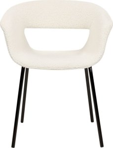 Beliani Zestaw 2 krzeseł do jadalni boucle biały ELMA 5