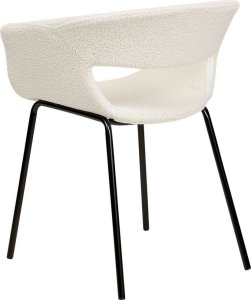 Beliani Zestaw 2 krzeseł do jadalni boucle biały ELMA 6