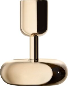 Iittala Nappula candle holder 183mm brass 1