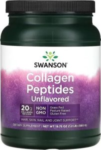 Swanson Swanson - Kolagen, Collagen Peptides, Proszek, 560g 1