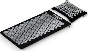 Neo-Sport NeoSport Mata do akupresury z kolcami NS-903 czarno-srebrna 3