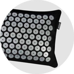 Neo-Sport NeoSport Mata do akupresury z kolcami NS-903 czarno-srebrna 4